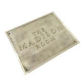 Brass Room Signs | Custom Engraved Plaques